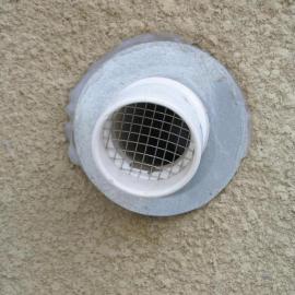 Dryer vent with proper screen to prevent rodent entry