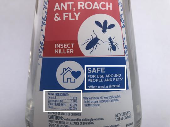 Plant based insect control product