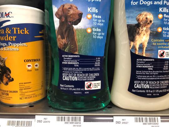 Flea products to apply to pet