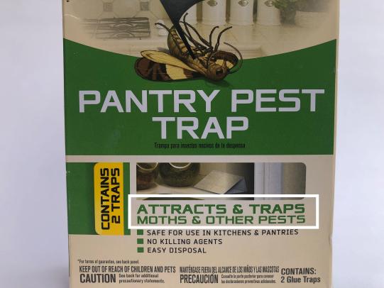 Package of pantry pest pheromone trap